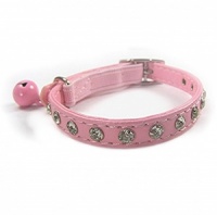 Rose Bling Cat Collar